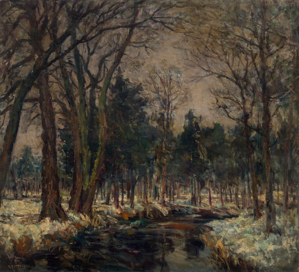 En el parque de Schleissheim de Rudolf Petuel
