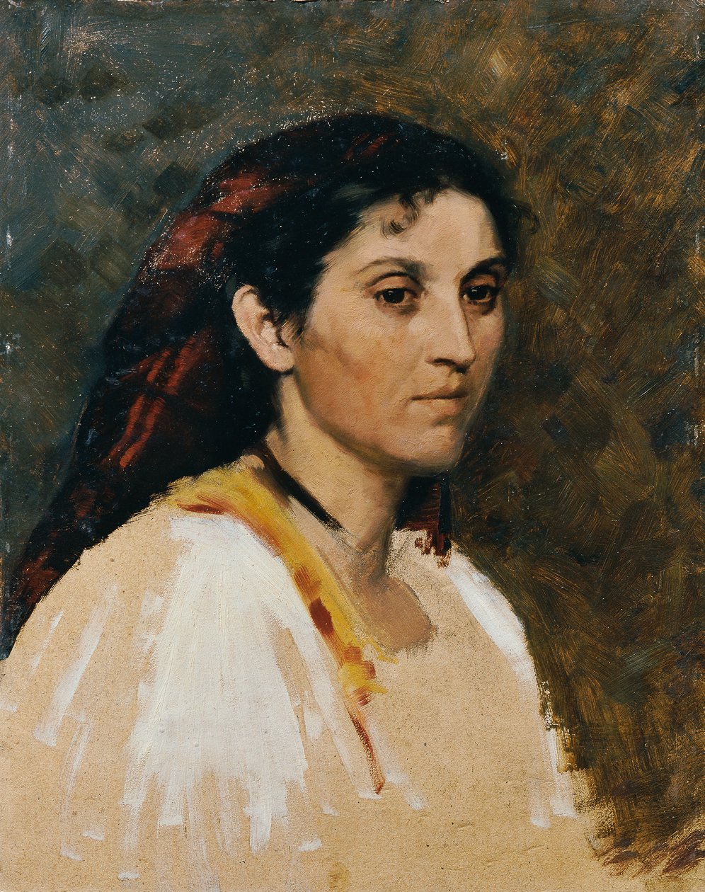 Cabeza de mujer romana de Rudolf Schick