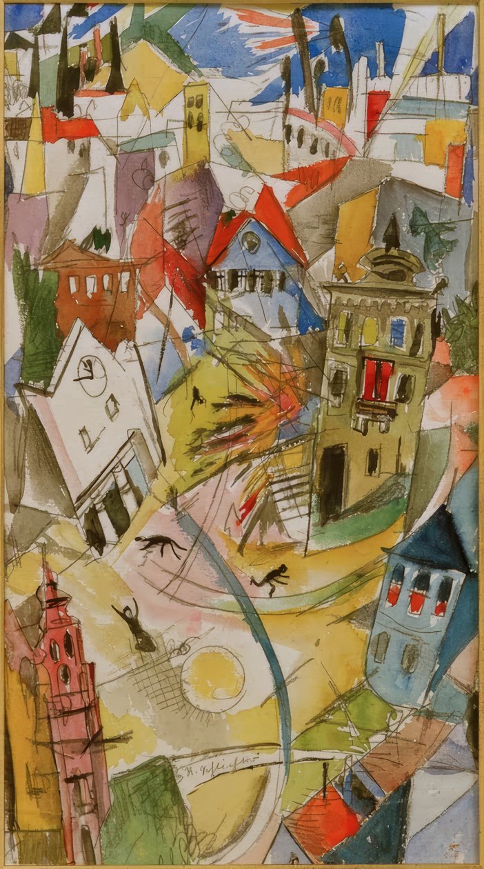 La explosión de Rudolf Schlichter