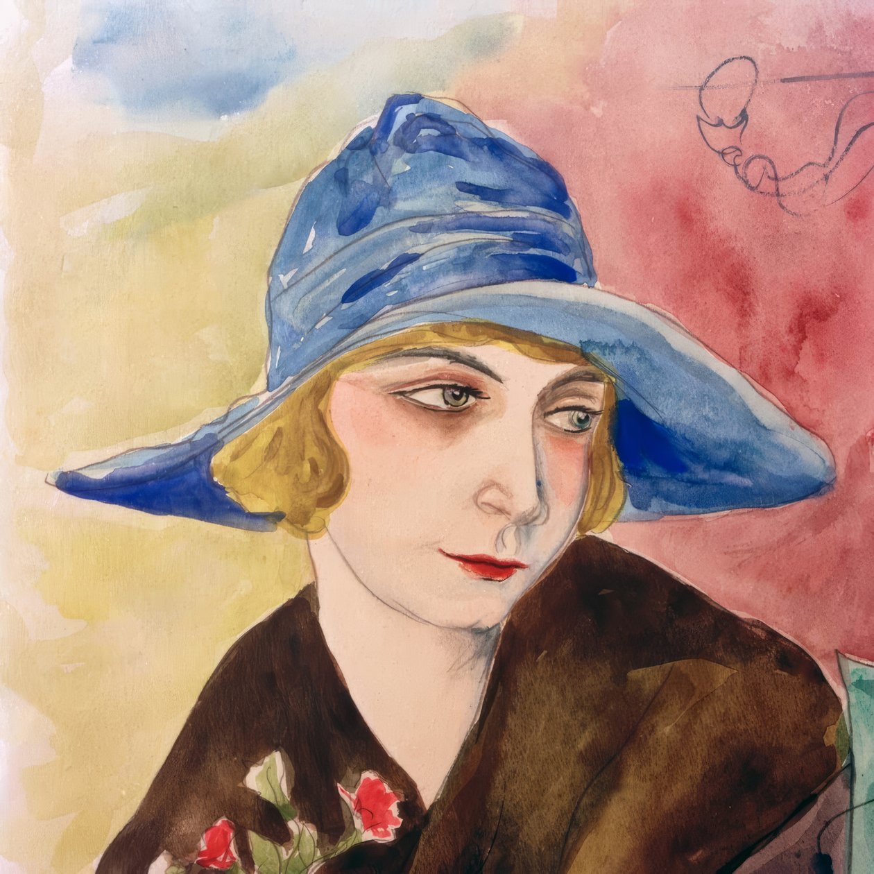 Saludos desde Lesbos (fragmento) de Rudolf Schlichter