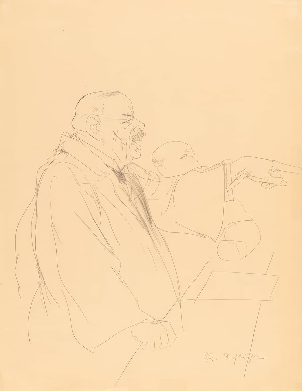 Múnich En la sala del tribunal de Rudolf Schlichter