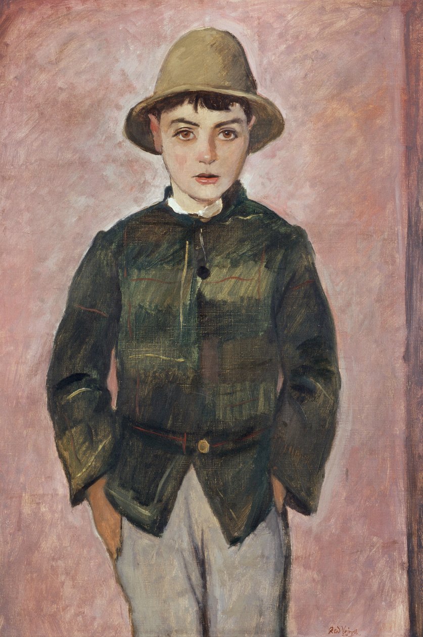Chico de campo, hacia 1928 (óleo sobre lienzo) de Rudolf Vejrych