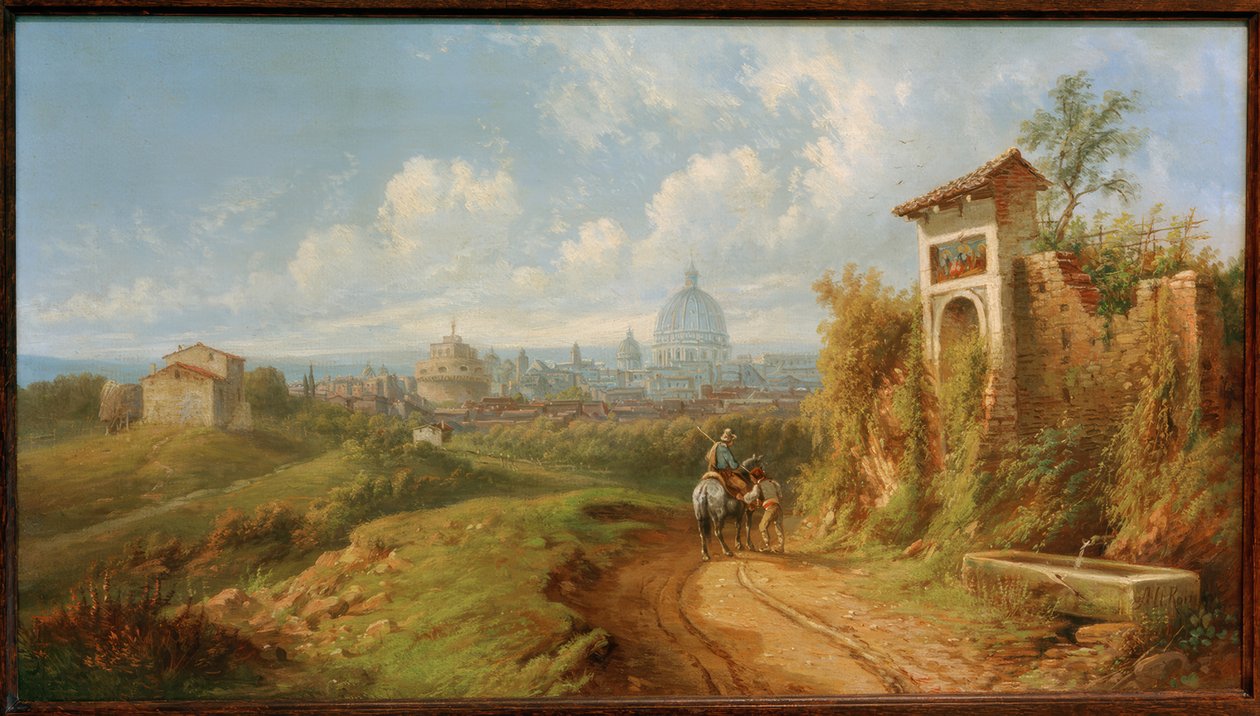 Vista de Roma de Rudolf von Alt