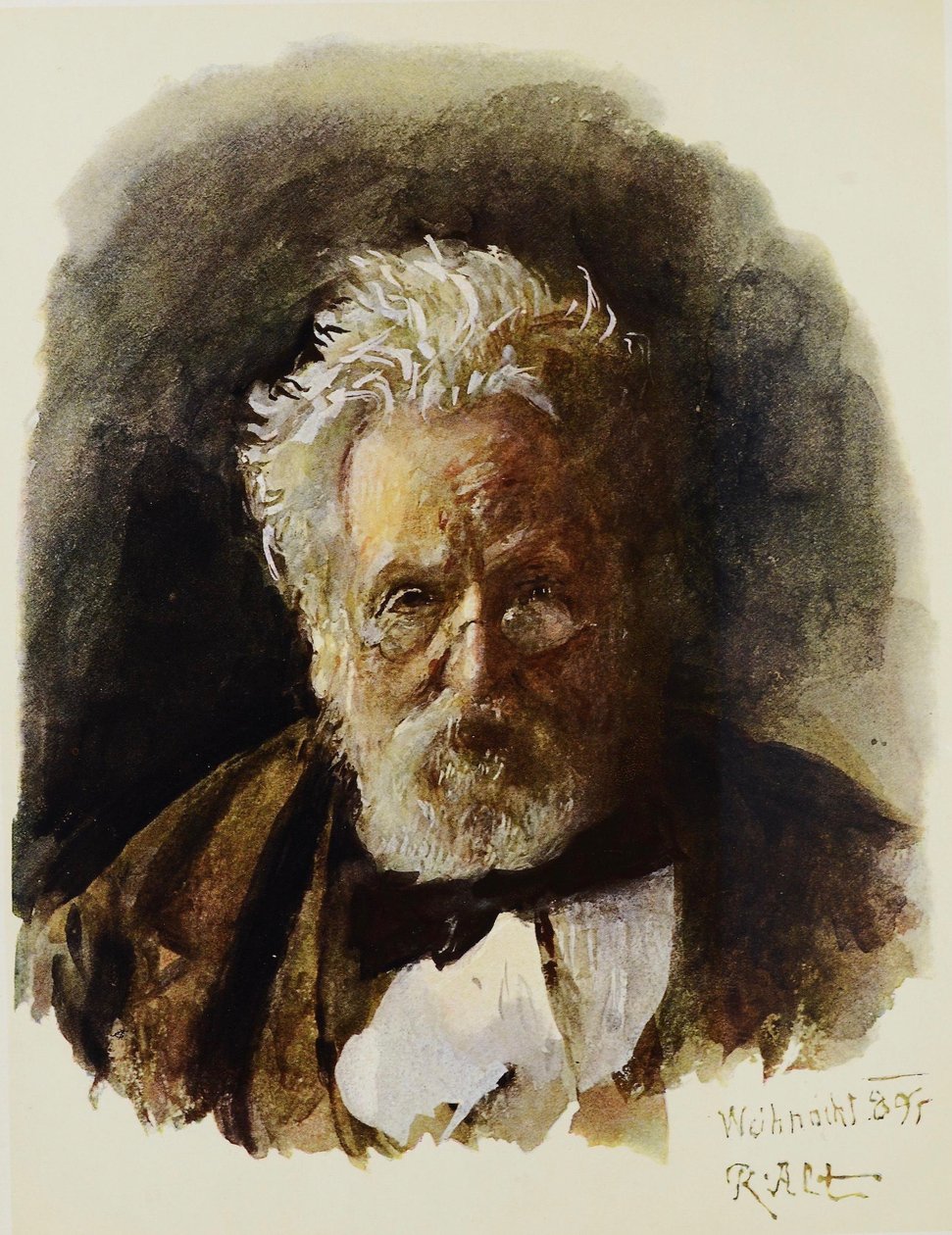 Autorretrato de Rudolf von Alt