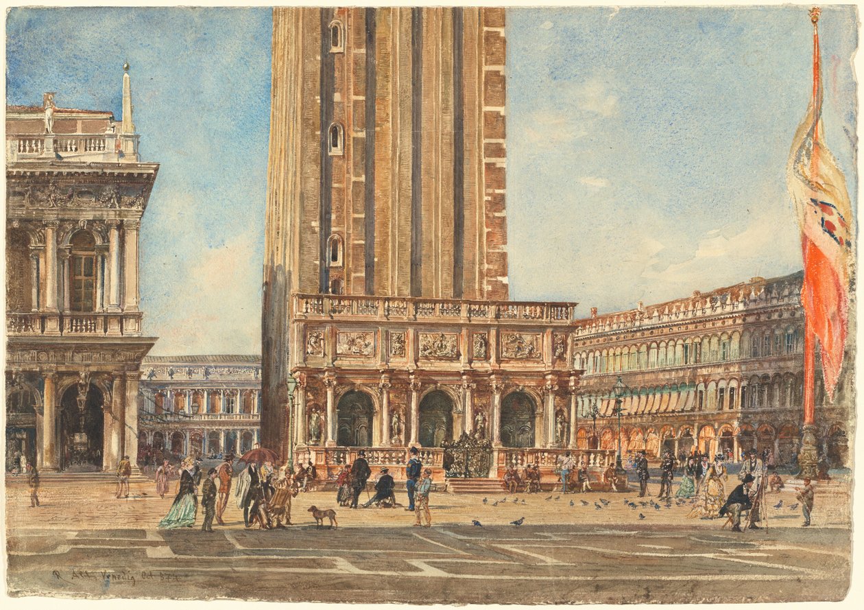 La Piazza San Marco de Rudolf von Alt