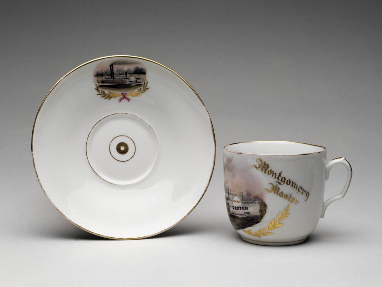 Taza y platillo de Rudolph T. Lux