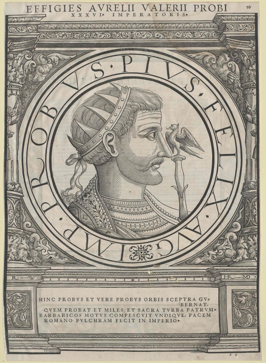 Emperador romano Probus (huella) de Rudolph Wyssenbach