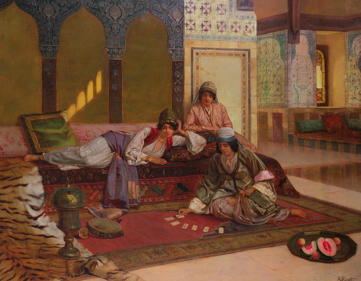 Horas de ocio en el harén de Rudolphe Ernst