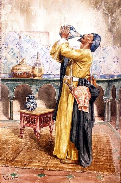 Tomando Refrescos de Rudolphe Ernst