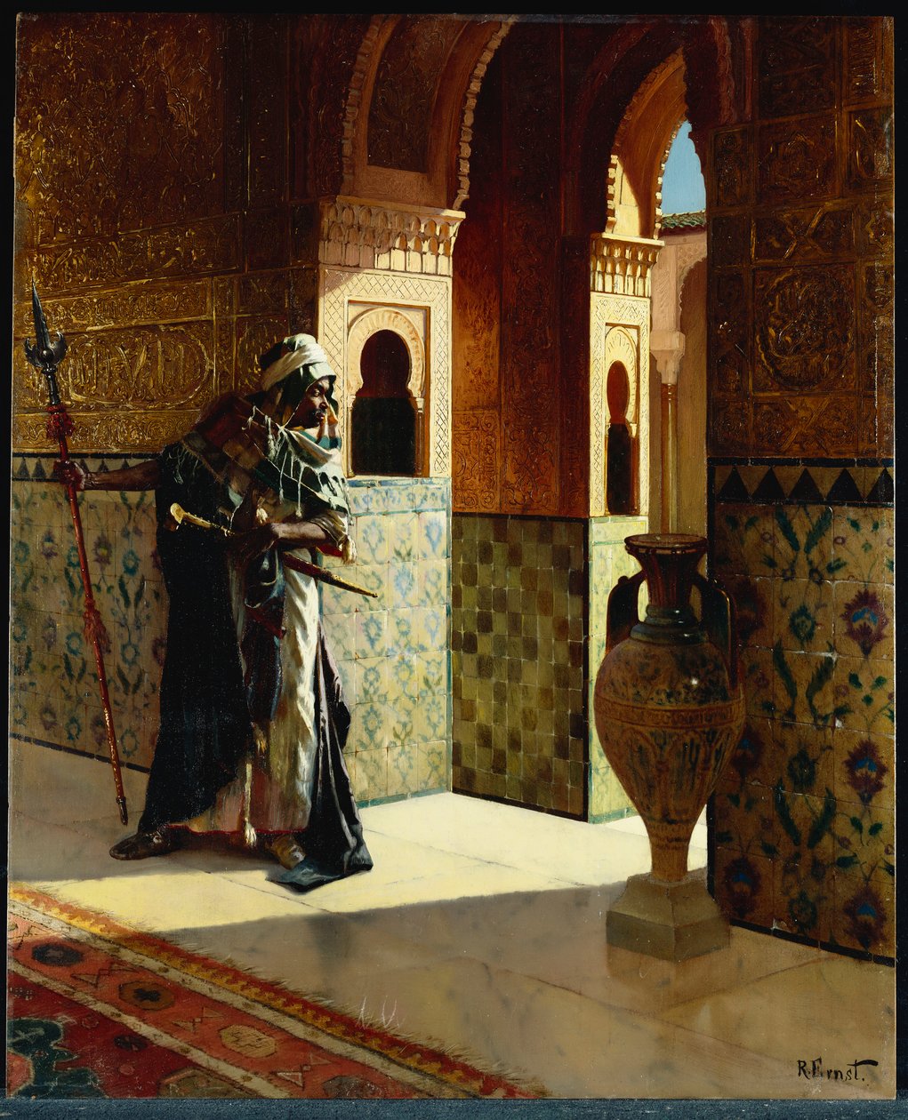 La Guardia Mora, la Alhambra de Rudolphe Ernst