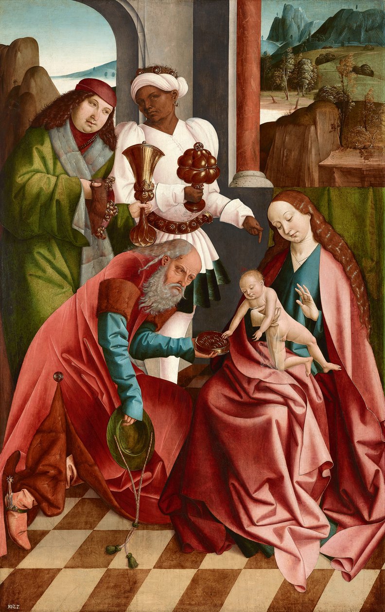 Adoración de los Magos de Rueland Frueauf d. Ä.