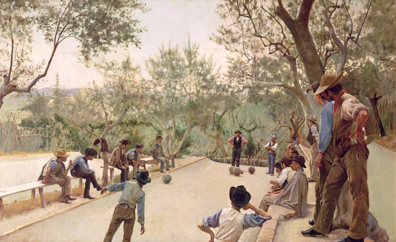 Los Jugadores de Petanca, 1882 de Ruggero Focardi