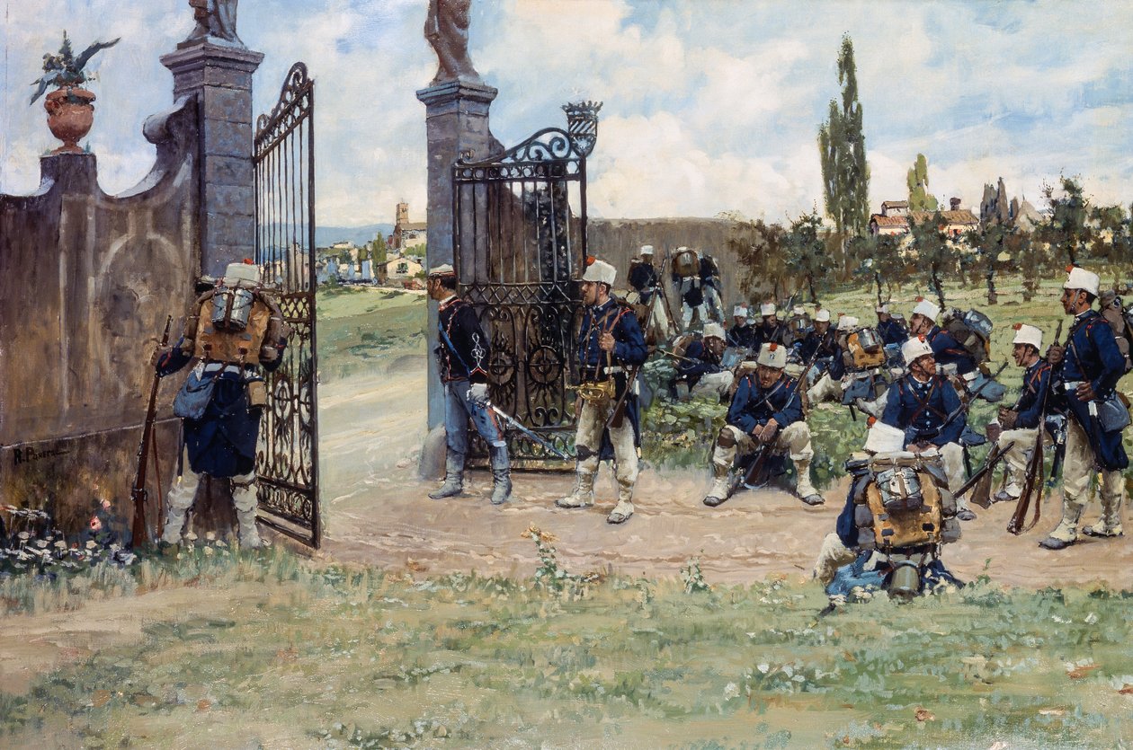 Maniobras, por Ruggero Panerai (1862-1923) de Ruggero Panerai