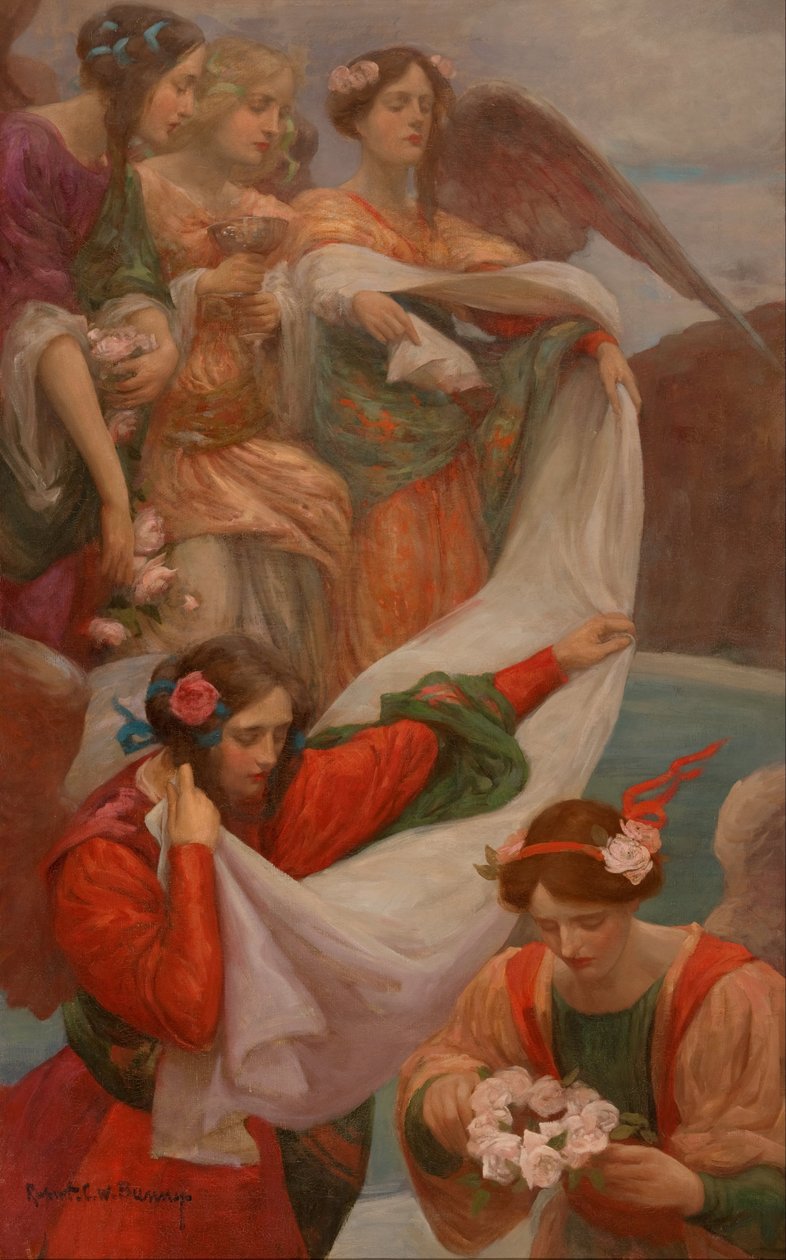 Ángeles descendiendo de Rupert Bunny