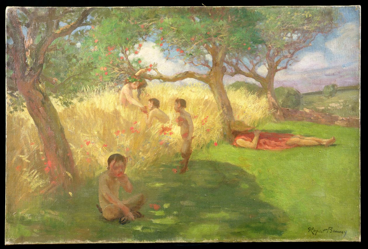 Sátiros (óleo sobre lienzo) de Rupert Charles Wolston Bunny