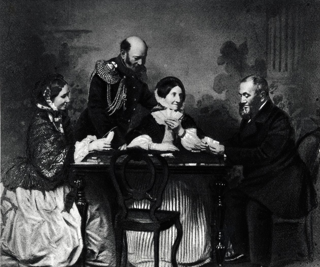 Juego de whist, San Petersburgo de Russian Photographer