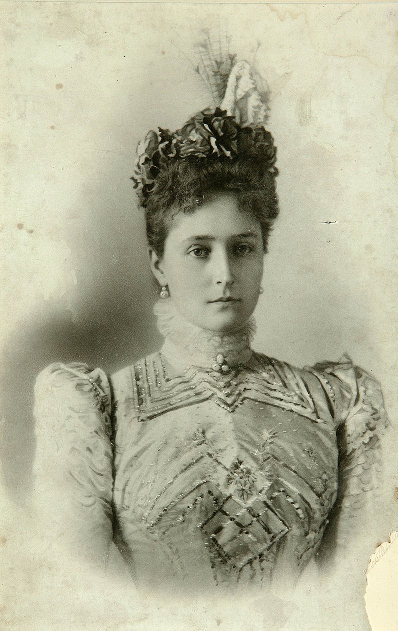 Retrato de la Emperatriz Alexandra Fyodorovna de Russian Photographer