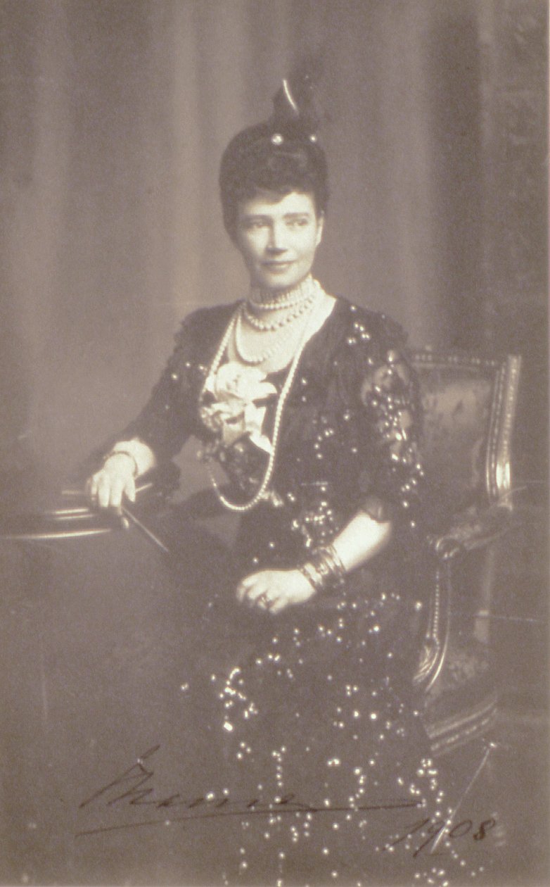 Retrato de la Emperatriz María Feodorovna, 1908 de Russian Photographer