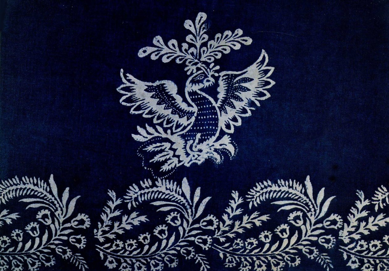 Detalle de un mantel de Russian School