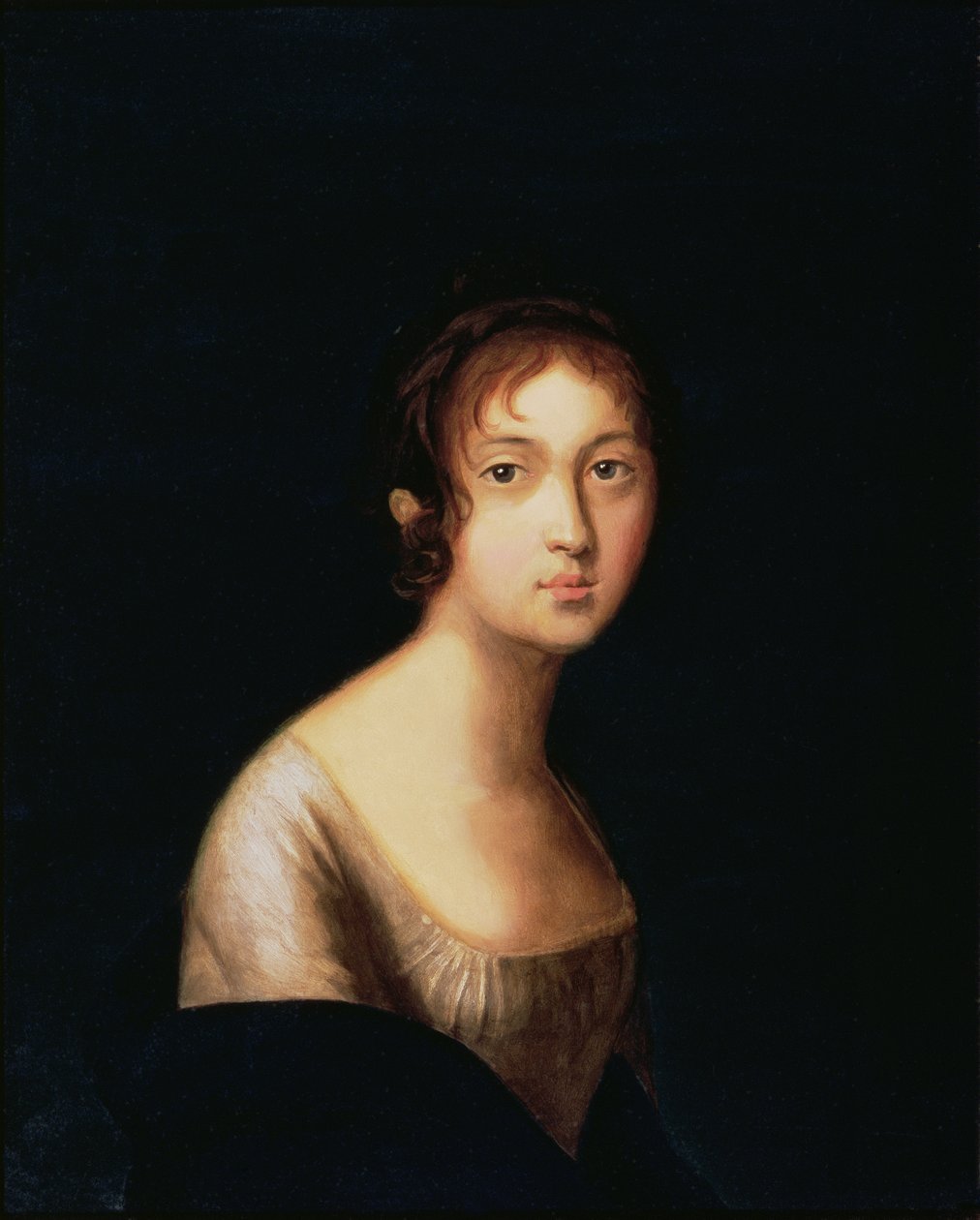 Retrato de Natalia Goncharova de Russian School