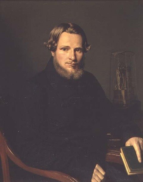Retrato de Pyotr Vasilievich Filatov, c.1840 de Russian School