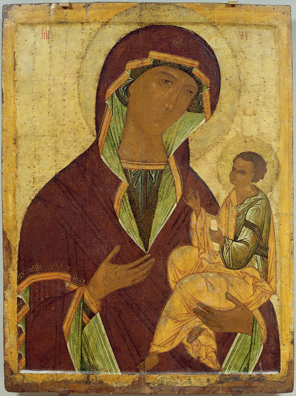 Virgen y Niño de Russian School