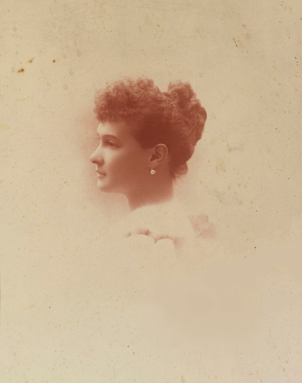 Marie Pavlovna de Russie - Gran Duquesa Maria Pavlovna de Rusia (1854-1920), Anónimo . Fotografía en gelatina de plata de Russian Photographer