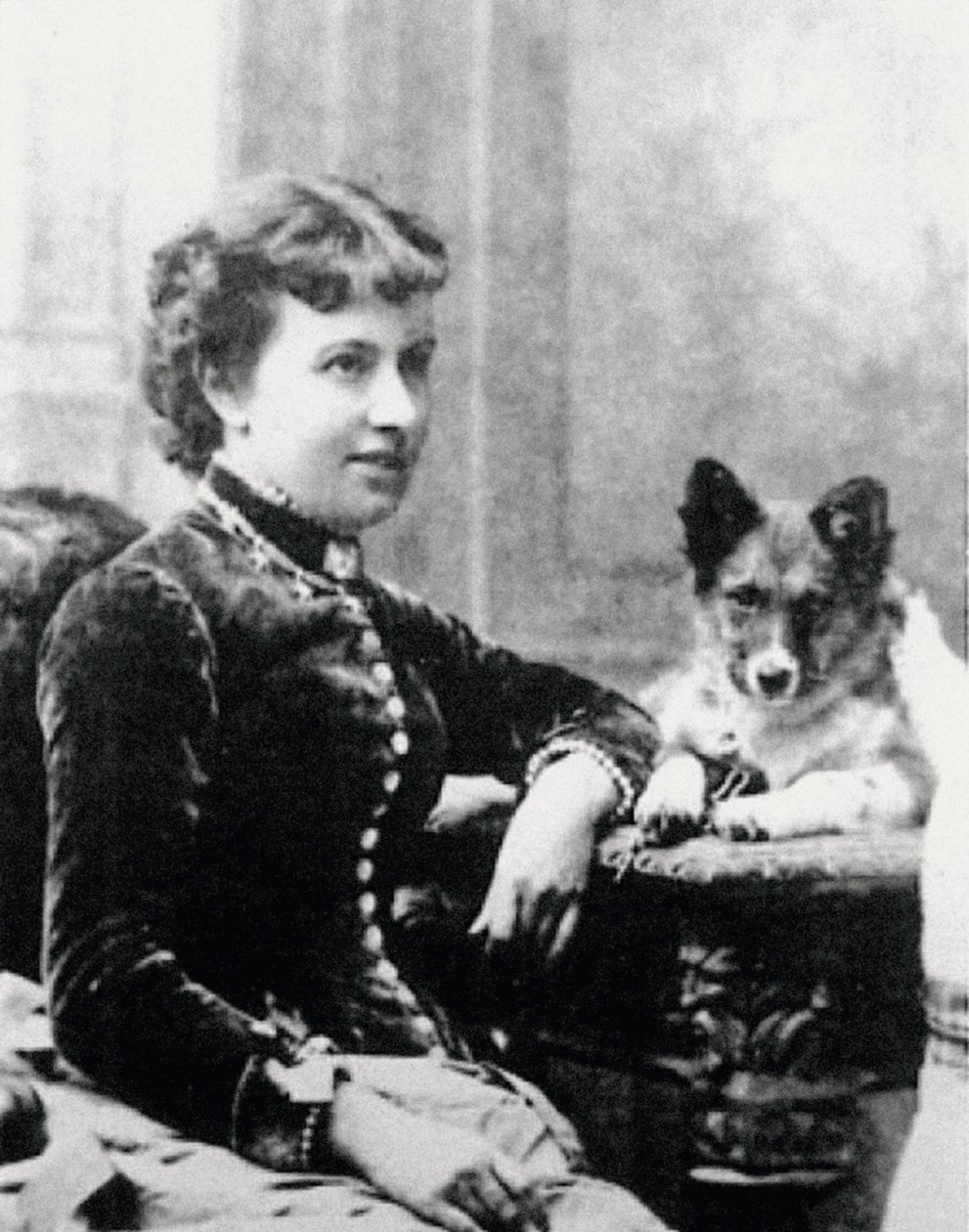 Sofia Kovalevskaia - Sofia Vasilyevna Kovalevskaya (1850-1891), c.1880 (foto) de Russian Photographer