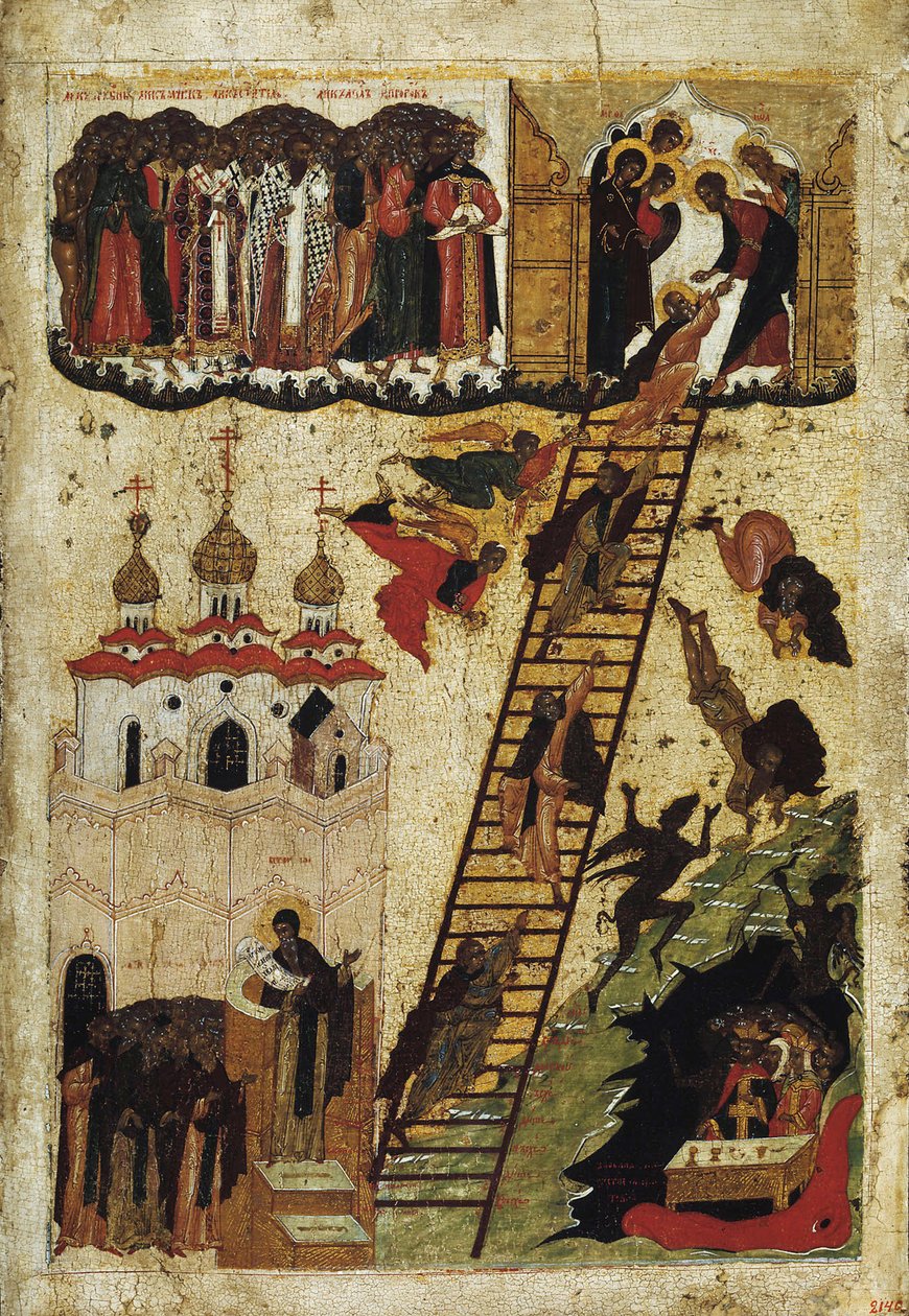 Escalera celestial de San Juan Clímaco de Russian School
