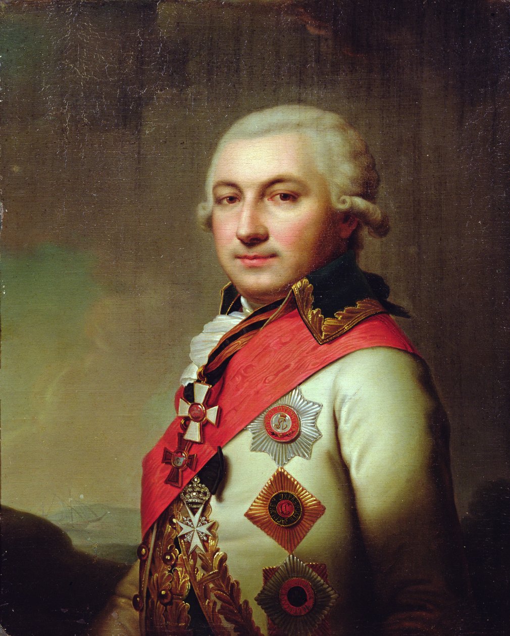 Retrato del Almirante José (Osip) de Ribas, después de 1796 de Russian School