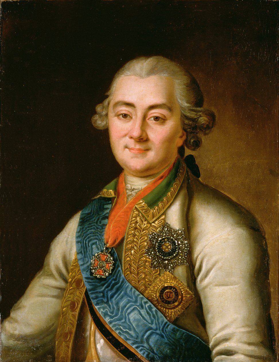 Retrato del Conde Alexei Grigorievich Orlov (1737-1808) de Russian School