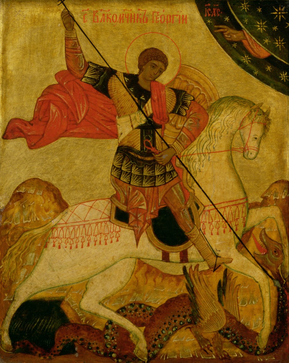 San Jorge matando al dragón de Russian School
