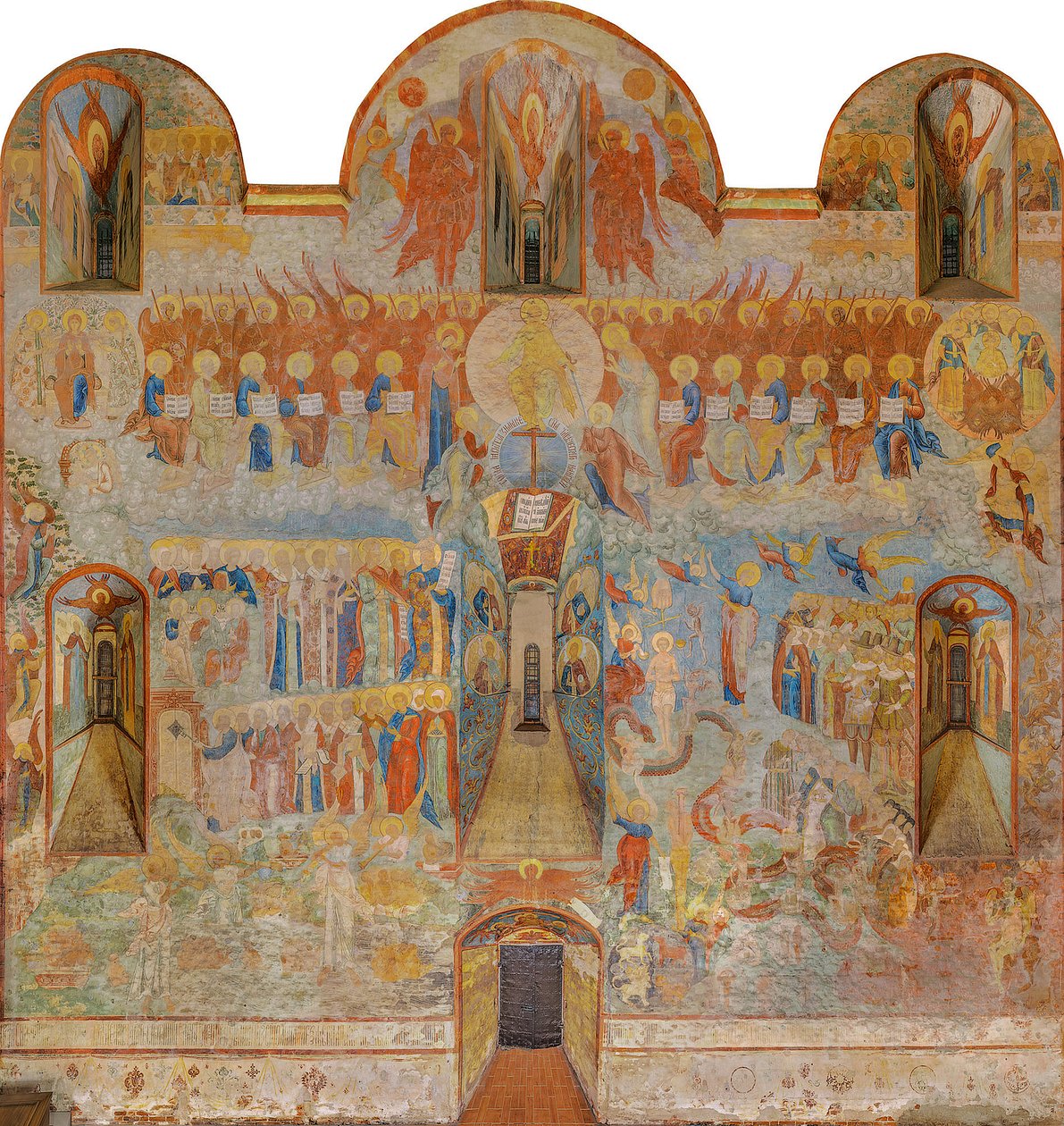 El Juicio Final, Catedral de Santa Sofía, Vólogda de Russian School