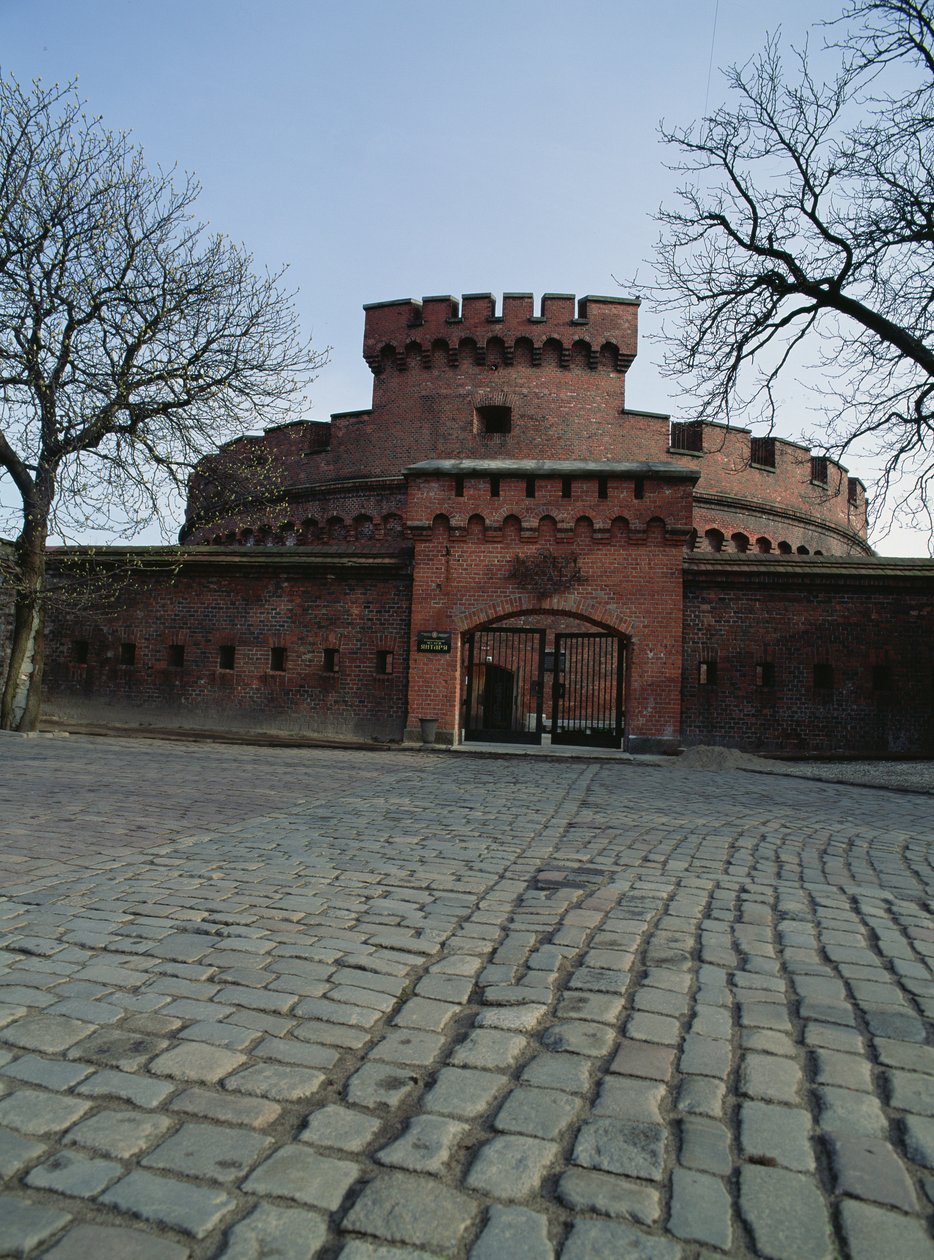 Vista de la Torre Dohna, que alberga el Museo del Ámbar de Russian School