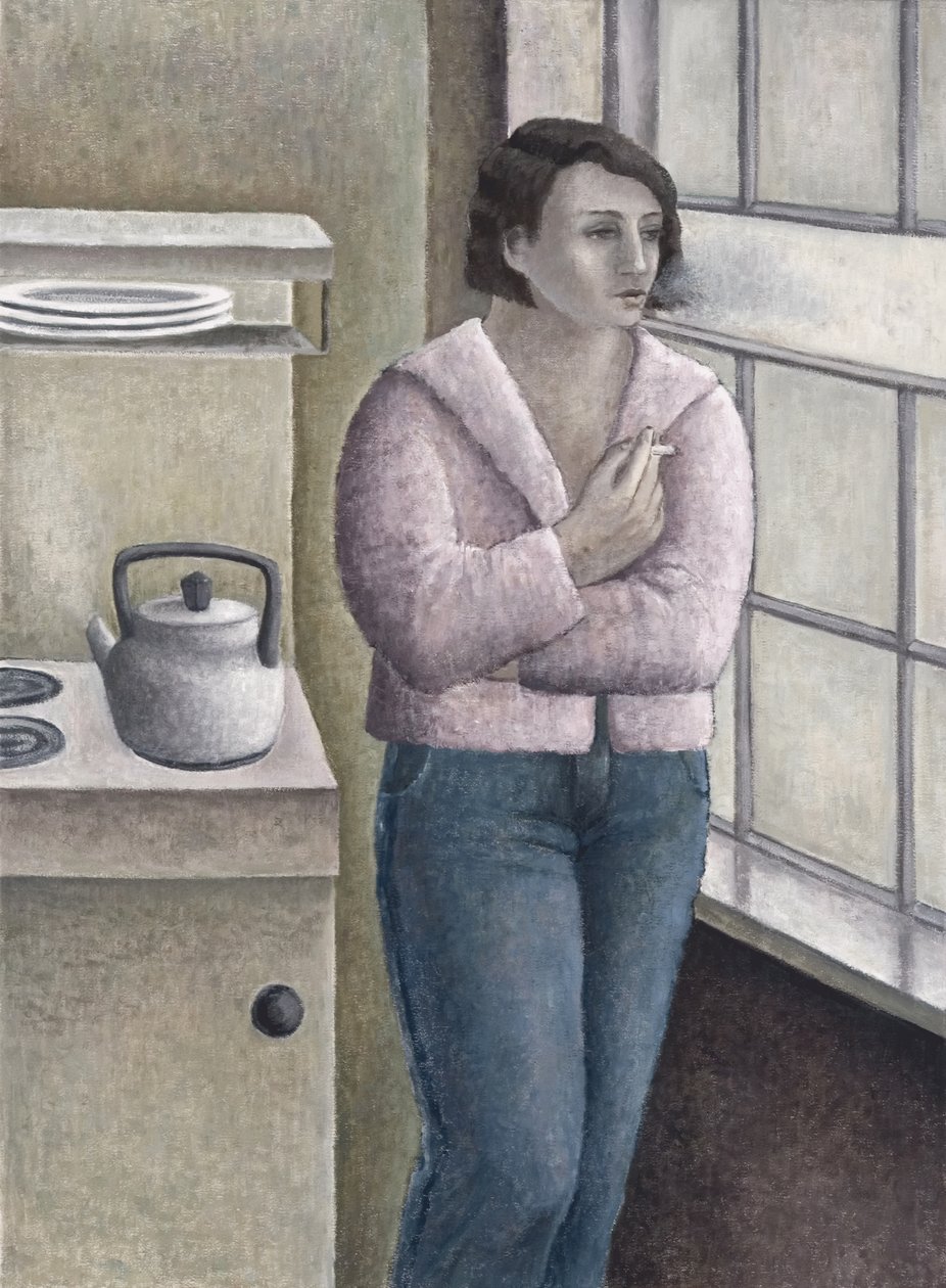 Mujer fumando, 1996 de Ruth Addinall