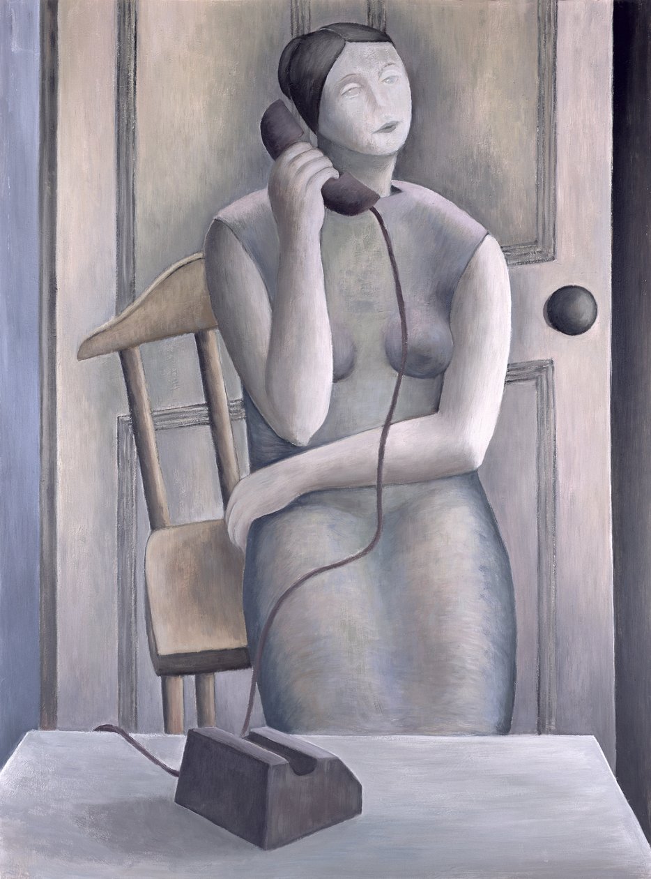 Mujer al teléfono, 1995 de Ruth Addinall