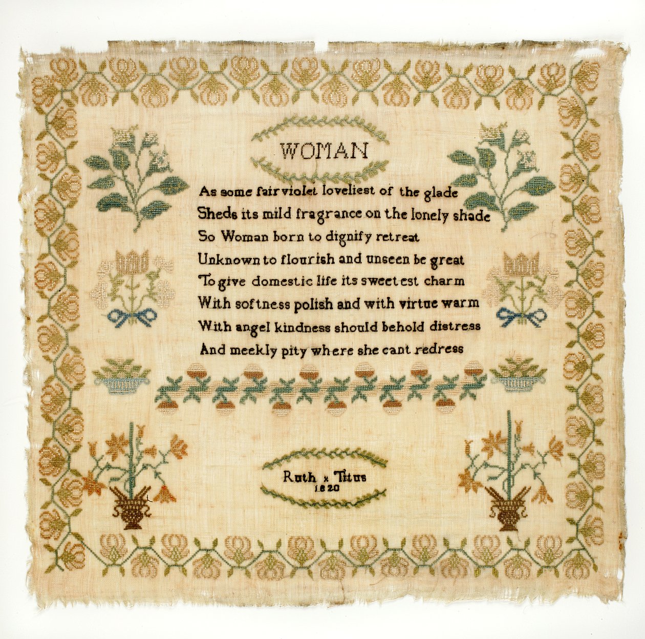 Muestra de versos, 1820 de Ruth Titus