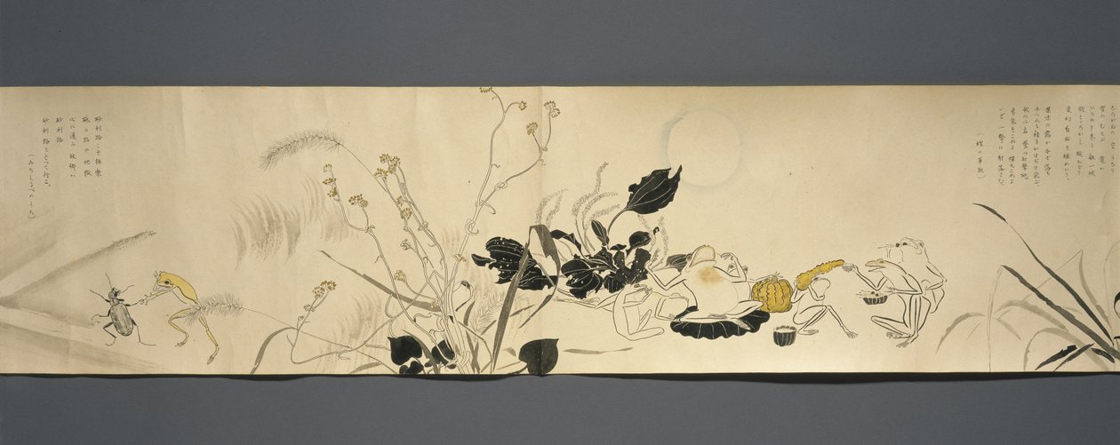 Amigos de la vida silvestre (Yasei no Tomo), Periodo Taisho, Año 7 de Taisho, c.1918 de Ryoka Kawakami
