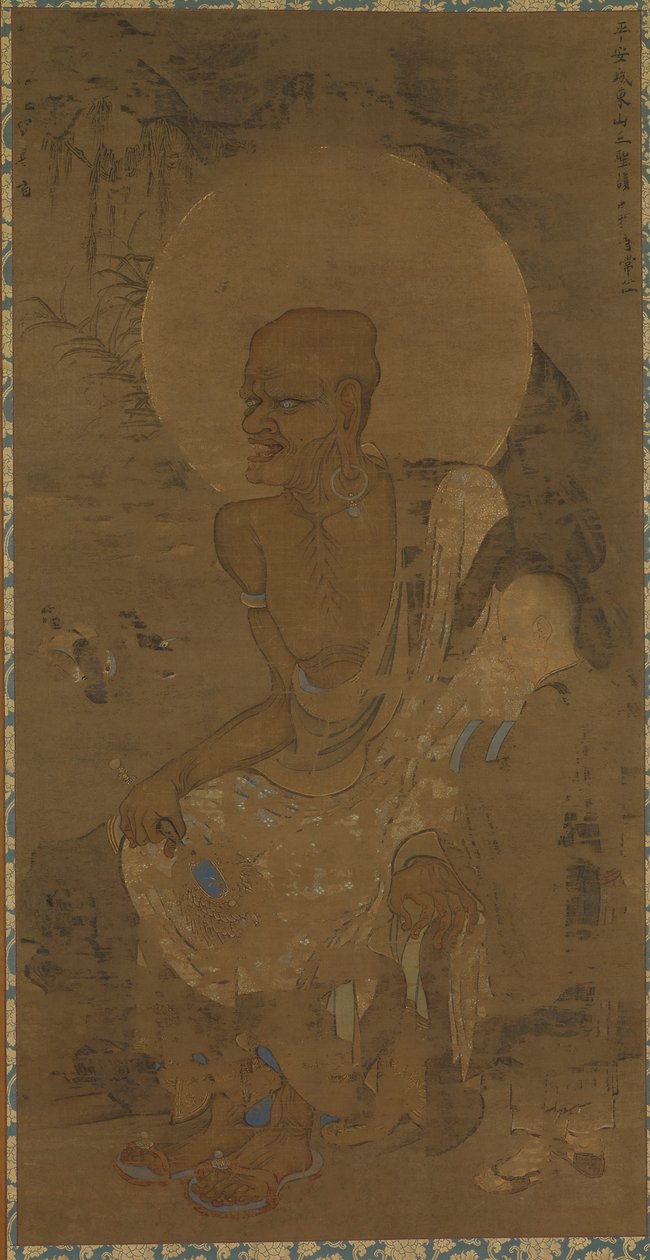 Arhat Nakula, uno de un conjunto de dieciséis, mediados del siglo XIV de Ryozen