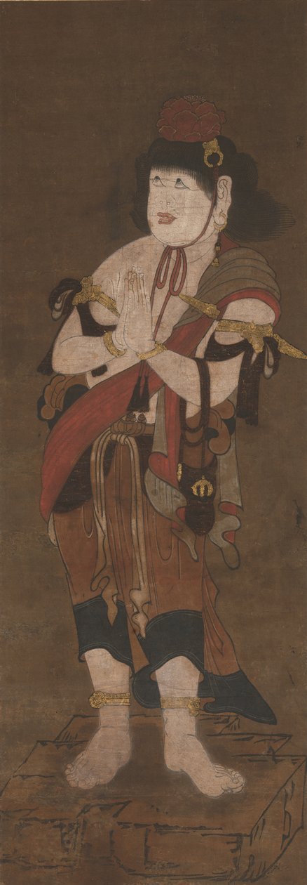 Asistente de Fudo Myoo, siglo XIV de Ryushu Shutaku