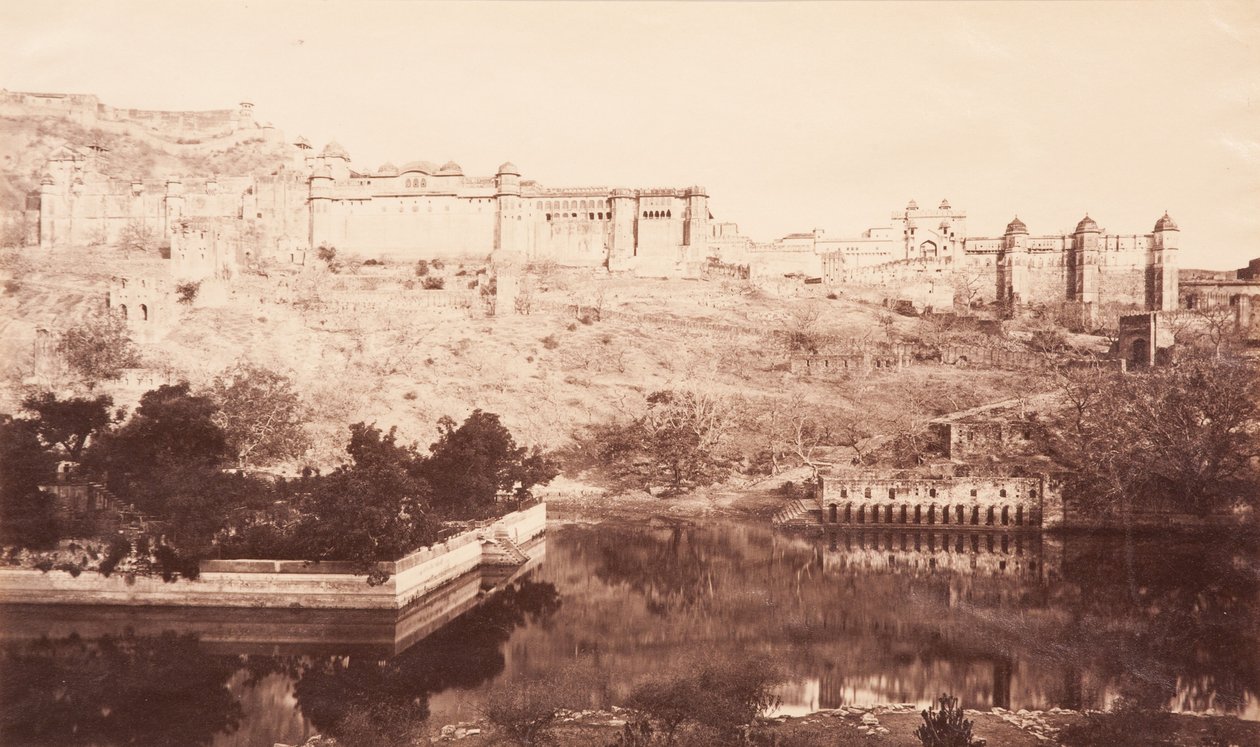 Vista del Fuerte Amber, 1871 de S. and Shepherd, C. Bourne