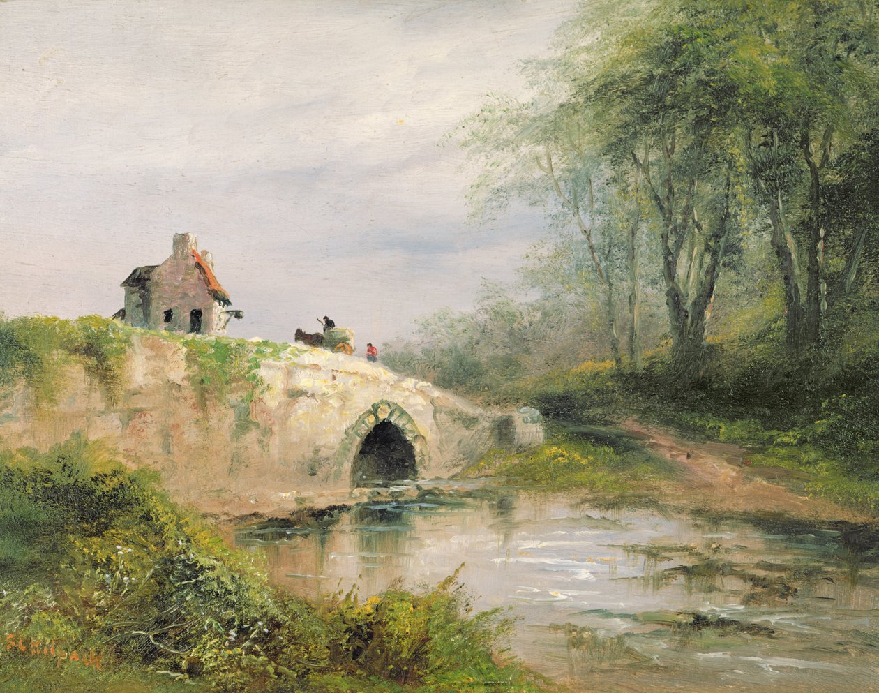 Puente sobre un río de S.L. Kilpack