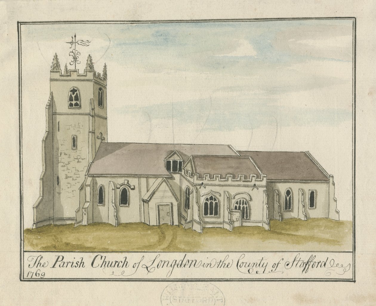 Iglesia de Longdon de S Bentley