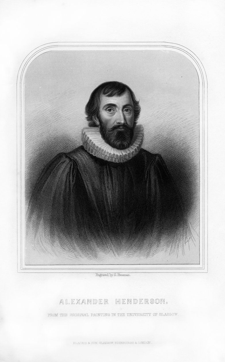 Alexander Henderson, teólogo escocés, 1870 de S. Freeman