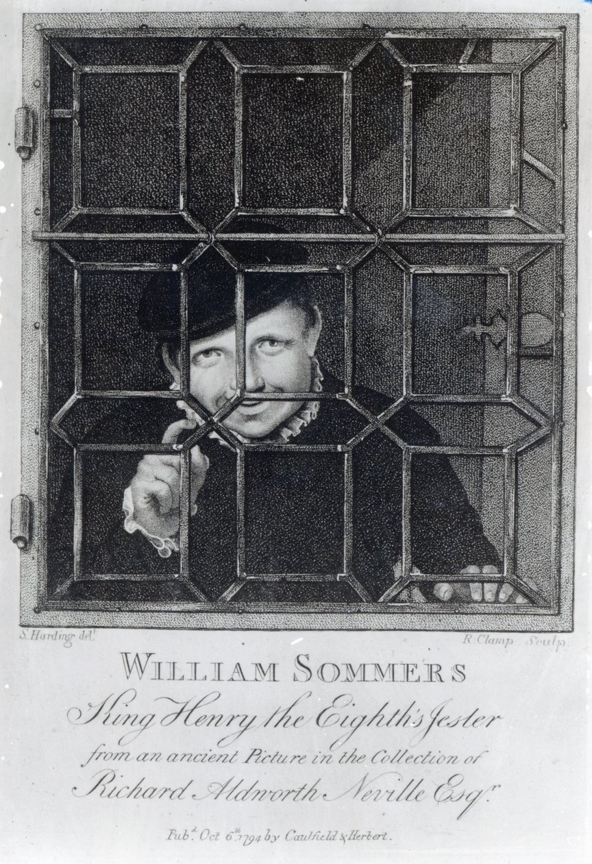 William Sommers, grabado por R. Clamp, 1794 de S. Harding