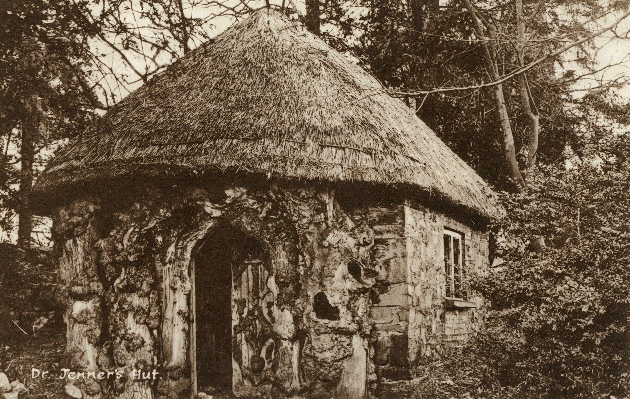Cabaña de paja de Edward Jenner, Berkeley, Gloucestershire, siglo XX de S Pead