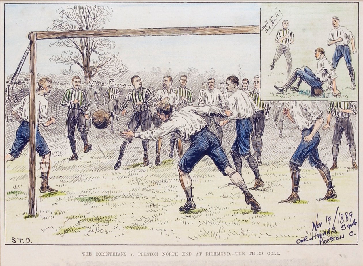 El Corinthians contra el Preston North End en Richmond - El tercer gol, de 