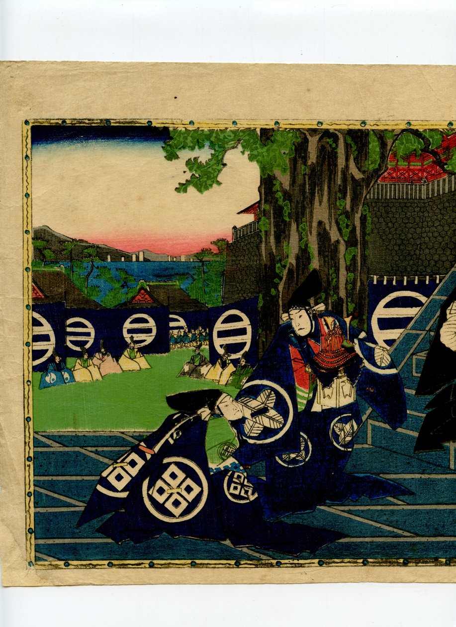 Escena del Chushingura de Sadanobu Hasegawa