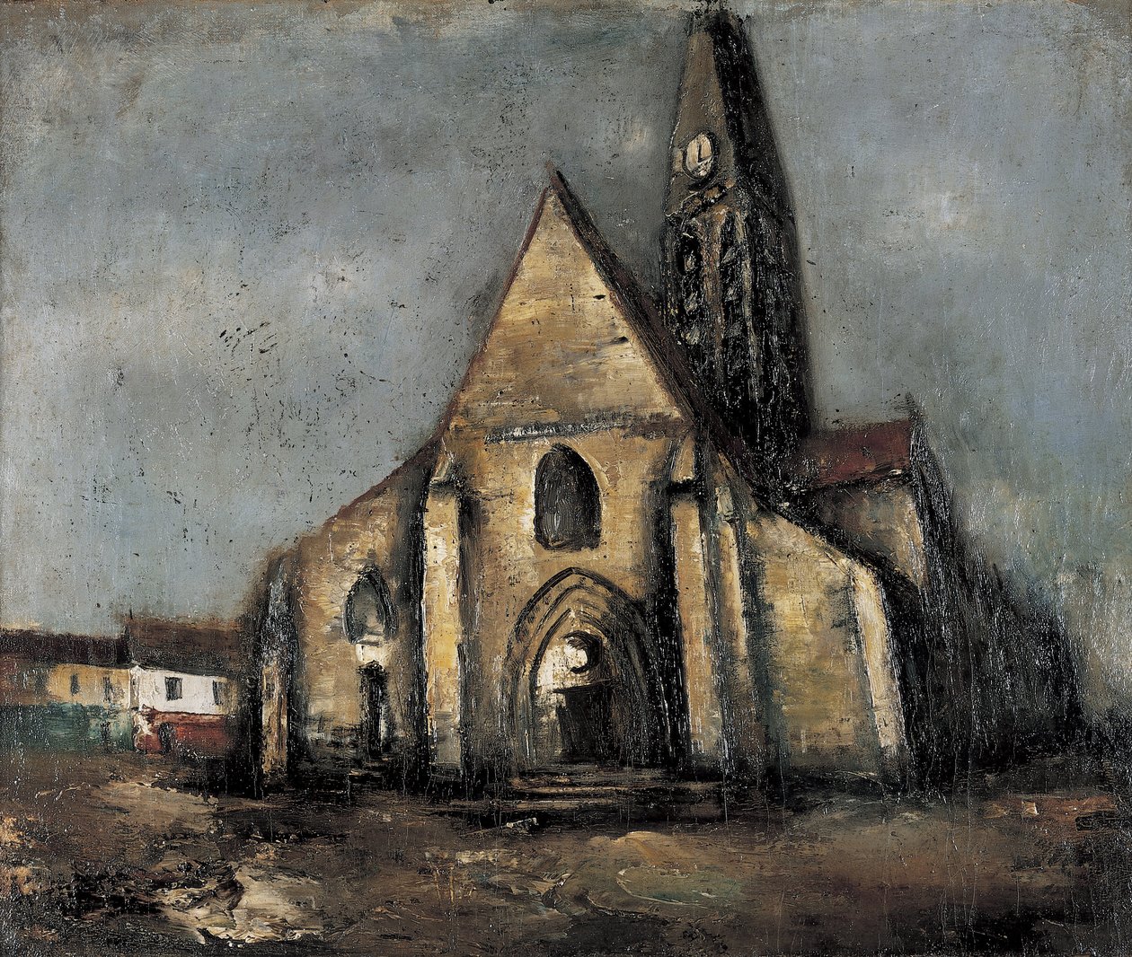 Callejón de la iglesia en París de Saeki Yuzo