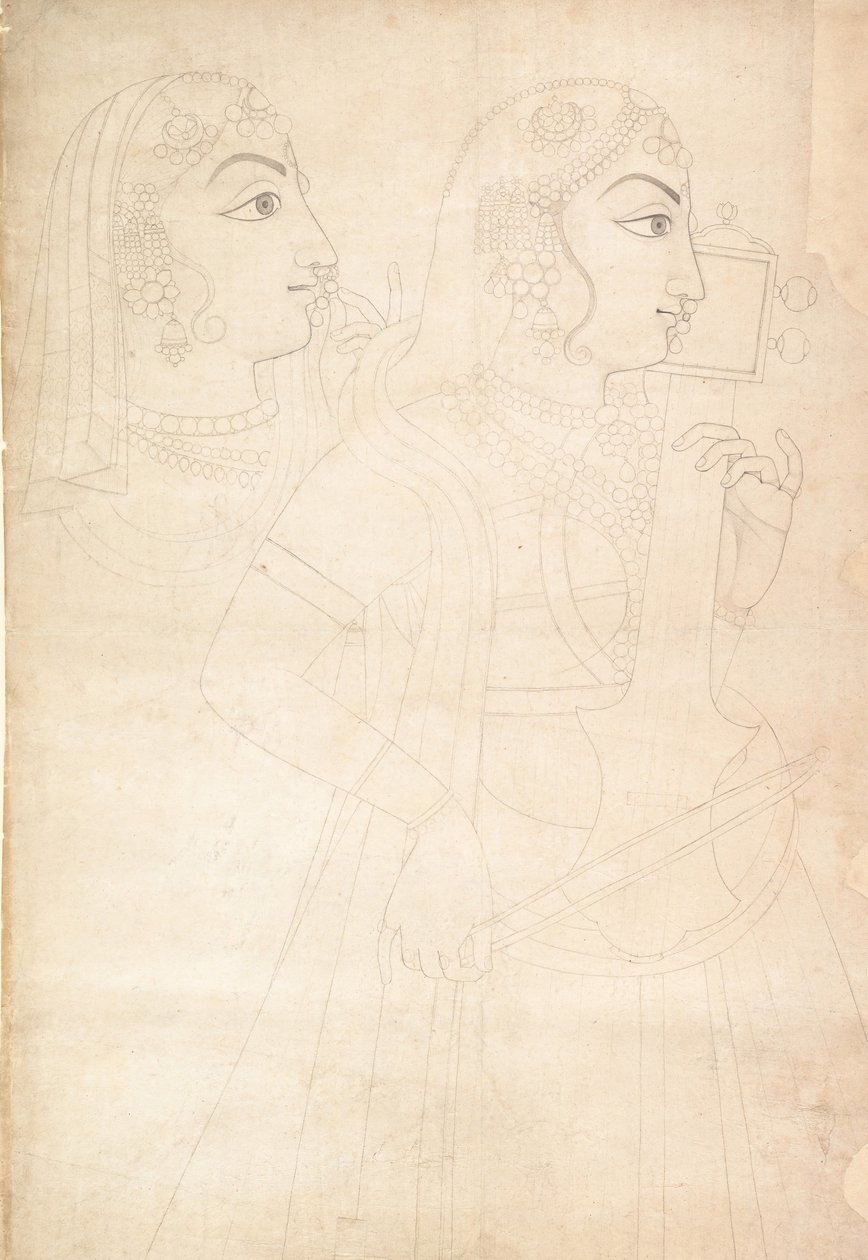 Cantante y jugador de Sarinda de Sahib Ram
